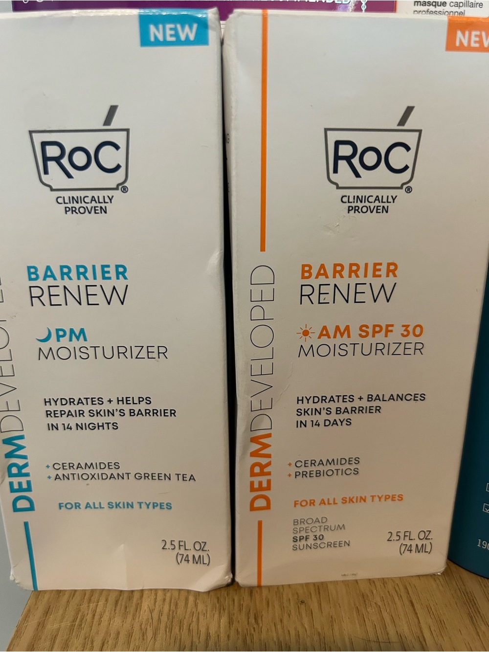 ROC Barrier Renew AM & PM Moisturizers